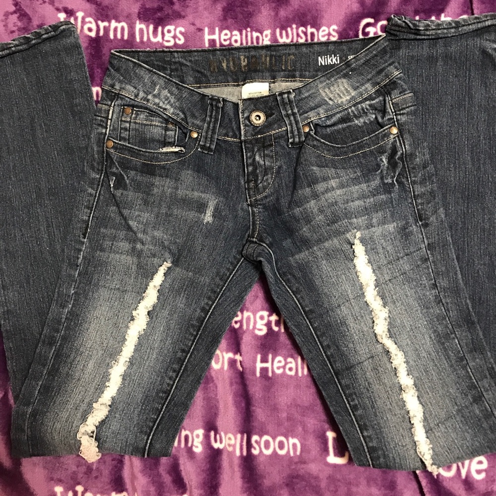 Hydraulic skinny jeans size 3/4